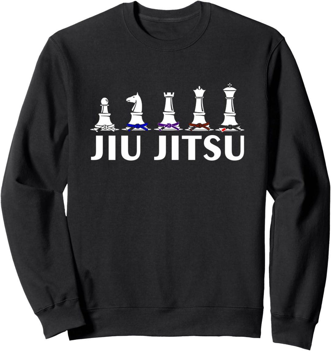 Jiu Jitsu BJJ Trainer Lustiges Schach Sweatshirt