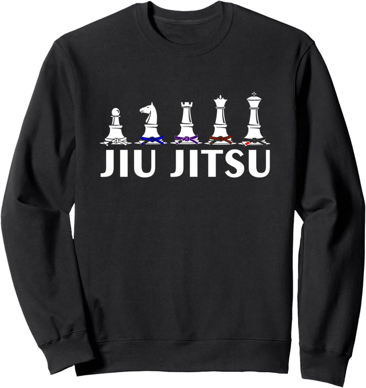 Jiu Jitsu BJJ Trainer Lustiges Schach Sweatshirt