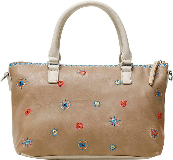 Desigual Damen PU Handtas HAND BAG, Brown, U EU