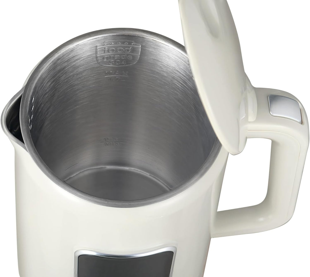 SENYA Elektrischer Wasserkocher 1,7 l Edelstahl – einstellbare Temperatur 40 – 100 °C – LCD-Display