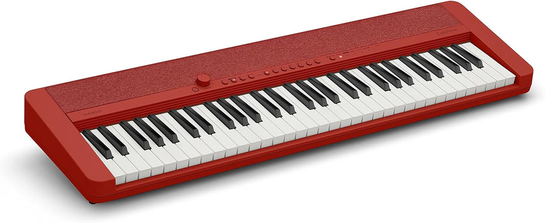 Casio CT-S1RDC2 Piano-Keyboard, Rot, Einheitsgrösse rot Single, rot Single