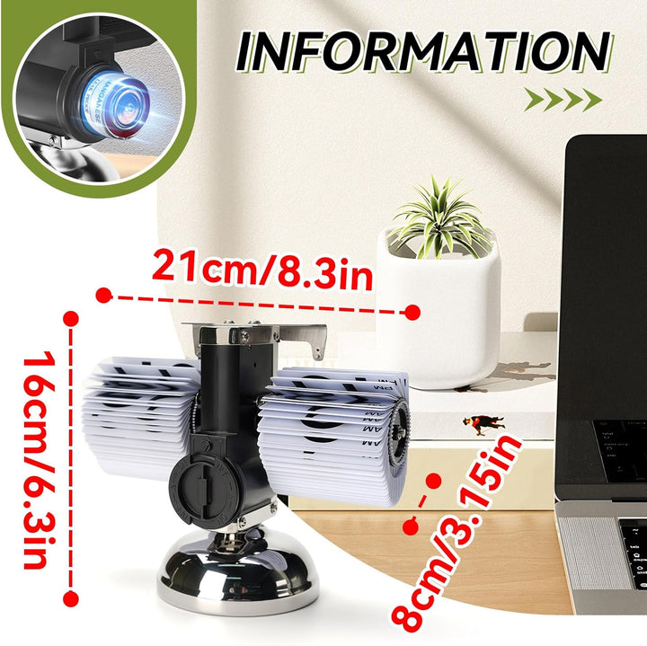 Tischuhr Vintage Retro Flip Uhr, Retro-Flip-Down-Uhr Mit GrossEn Ziffern, Tischuhr Digital Mit Batte