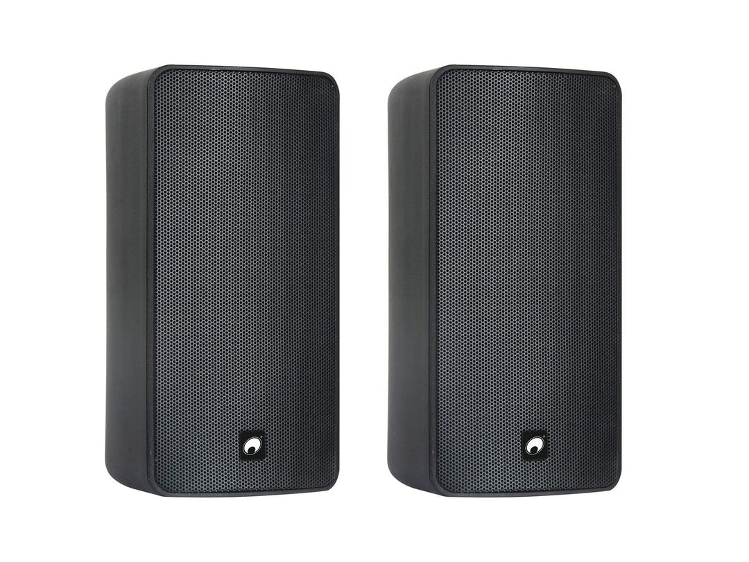 OMNITRONIC ODP-206T Installationslautsprecher 100V schwarz 2X | 2 wetterfeste 6"-Wandlautsprecher mi