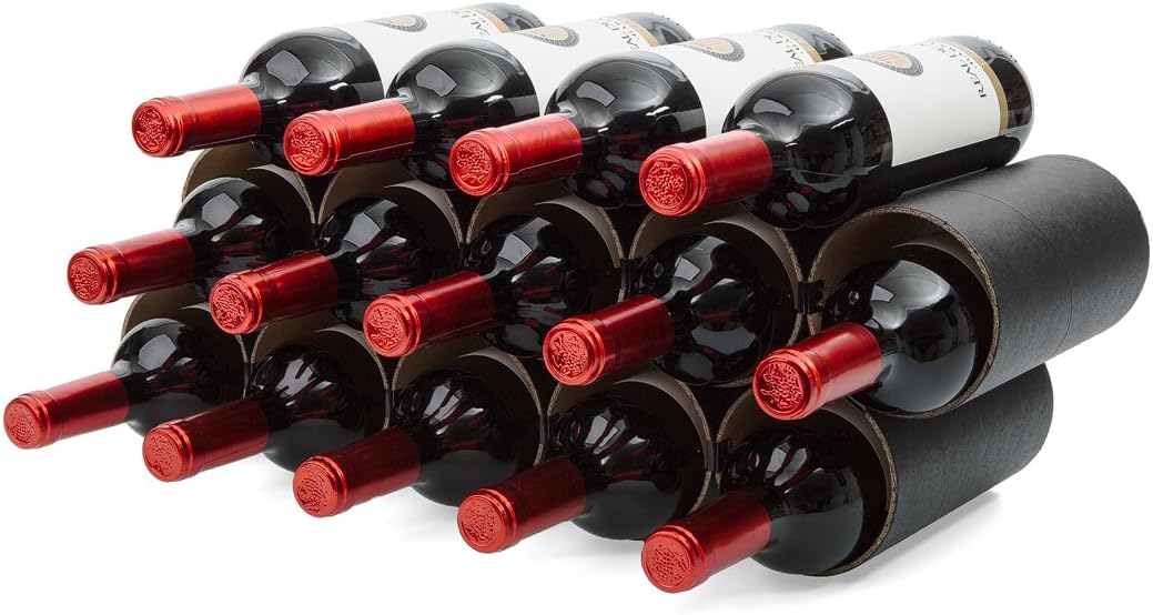 Weinheim - Flaschenregal - Weinregal aus Hartpapier - Basisversion für bis zu 11 Flaschen - erweiter