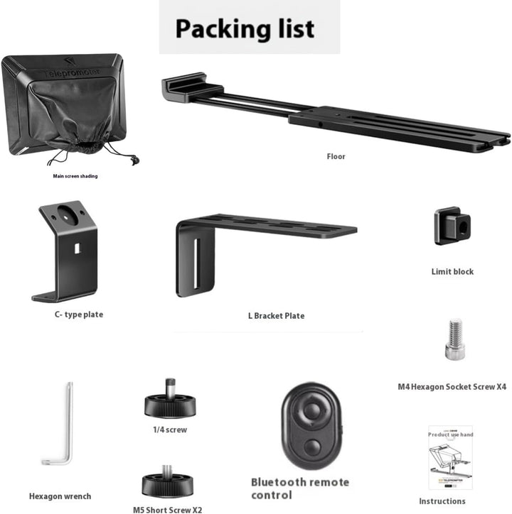 LENSGO TC7 II Folding Teleprompter (TC12), TC12