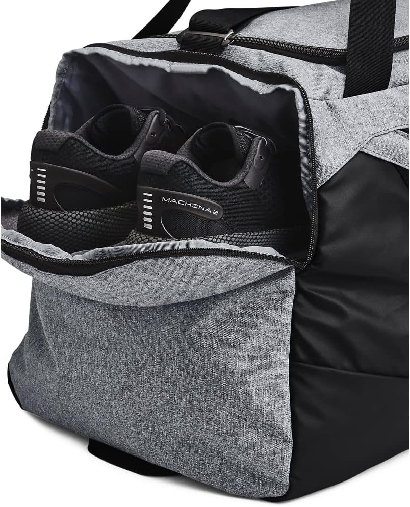 Under Armour Herren Undeniable Mittelgrosse Reisetasche, 58 L, Pitch Gray Medium Heather/Black Pitch