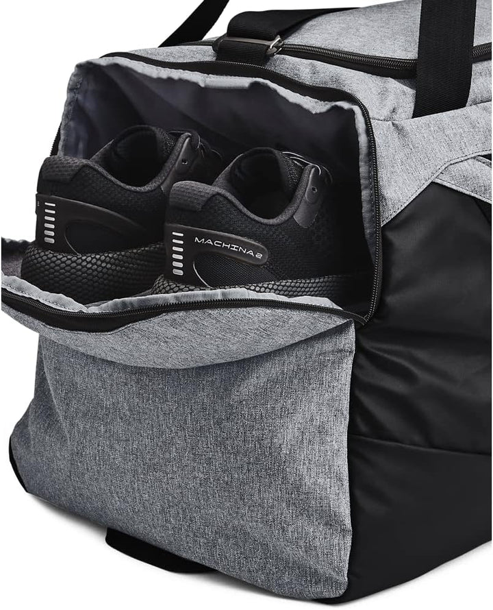 Under Armour Herren Undeniable Mittelgrosse Reisetasche, 58 L, Pitch Gray Medium Heather/Black Pitch
