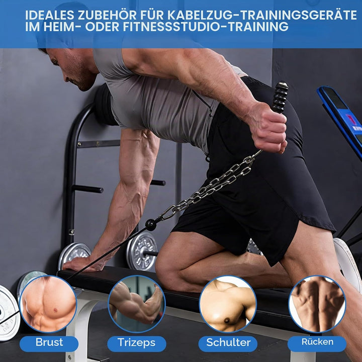 Cyrank Krafttraining Single Grip, Fitness Einhandgriff, Kabelzug Griffe, Push Down Single Gym Handle