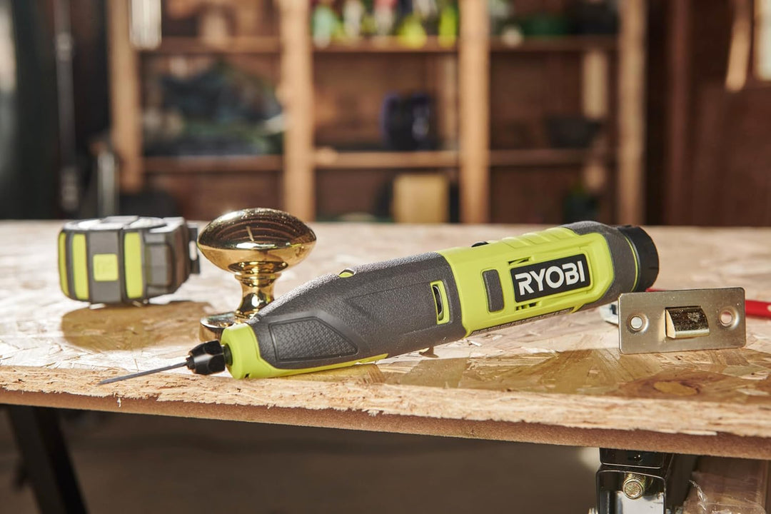 RYOBI 4 V USB-LITHIUM Akku-Schnitzer RPC4-0, geeignet für Holzschnitzereien und Meisselaufgaben, ohn