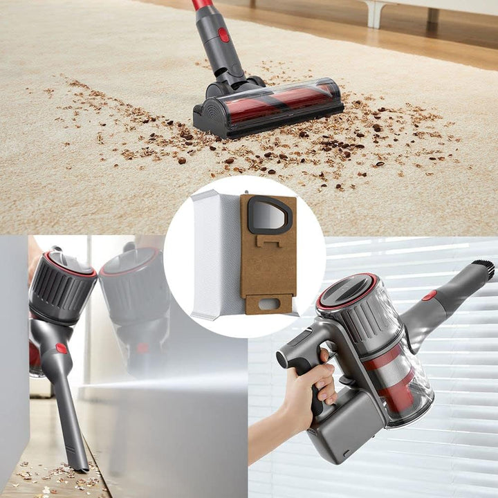10 x Staubbeutel Ersatz für Xiaomi Roborock H7 H6 Staubsauger Zubehör Teile Weiss/Opulenter Garten,