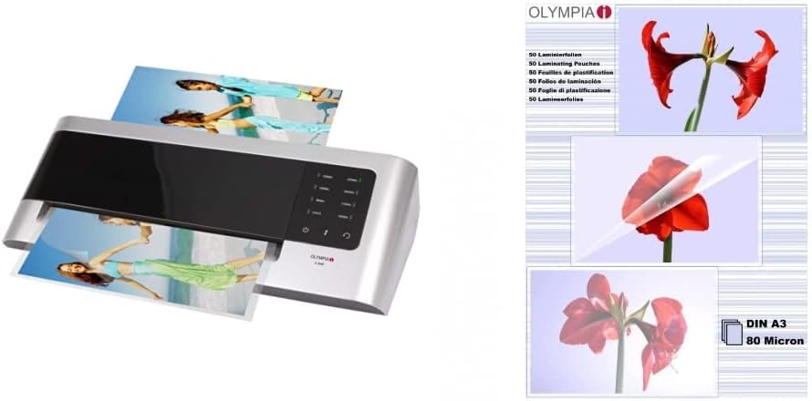 Olympia A 3048 Laminiergerät DIN A3 schnell (Frontloader - Rücklauffunktion - Heiss- und Kaltlaminie