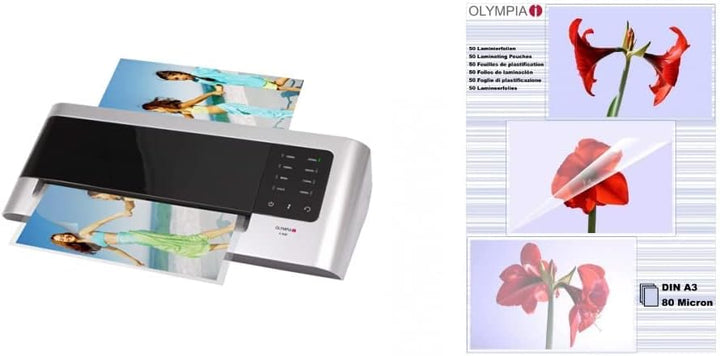 Olympia A 3048 Laminiergerät DIN A3 schnell (Frontloader - Rücklauffunktion - Heiss- und Kaltlaminie