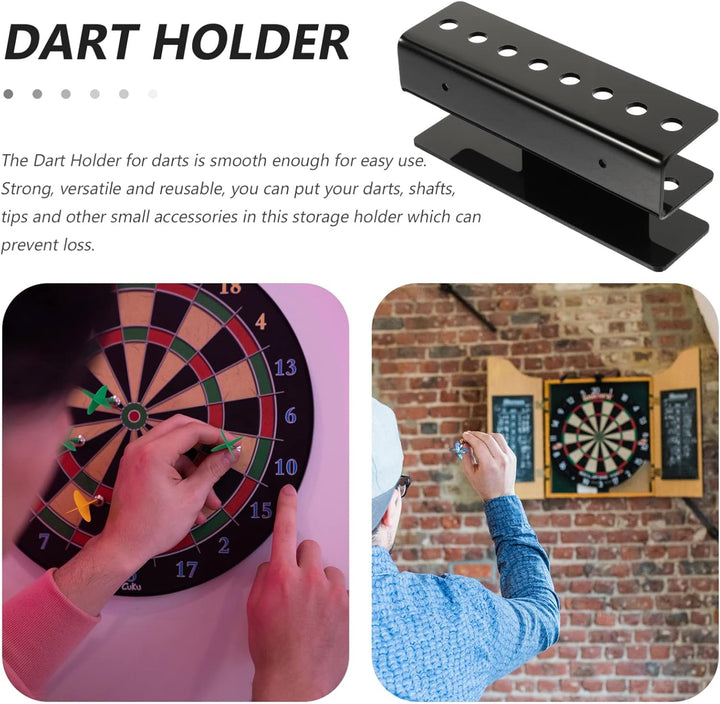 Supvox 2 Sätze Wandhalterung -Präsentationsständer Dartscheibe aus Acryl Pfeil Wandmontierte Dartsch