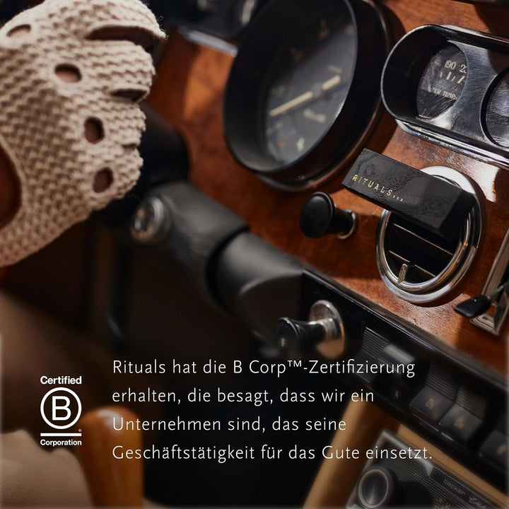 RITUALS The Ritual of Homme Autoparfum Geschenkset – Enthält ein Autoparfum, eine Packung Autotücher