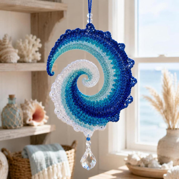 Generisch Häkel-Windspinner Weiche Wiederverwendbare DIY-mit Farbverlauf | Garn-Windspinner-Dekorati