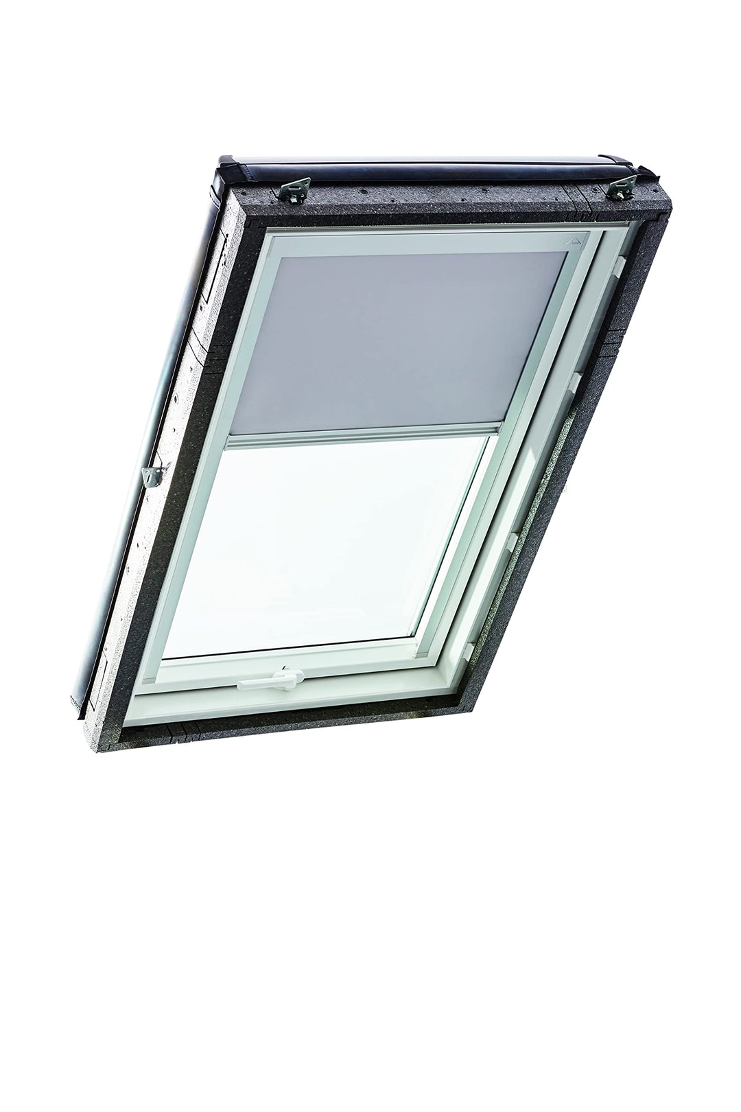 Original Roto Verdunkelungsrollo ZRV Nahezu vollständige Verdunkelung Führungsschiene Silber Für Rot