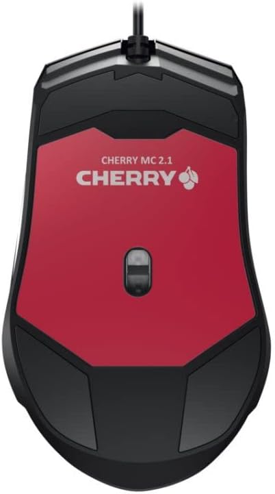 CHERRY MC 2.1, Kabelgebundene Gaming-Maus für Rechtshänder, Pixart Sensor bis 5000 DPI, Programmierb
