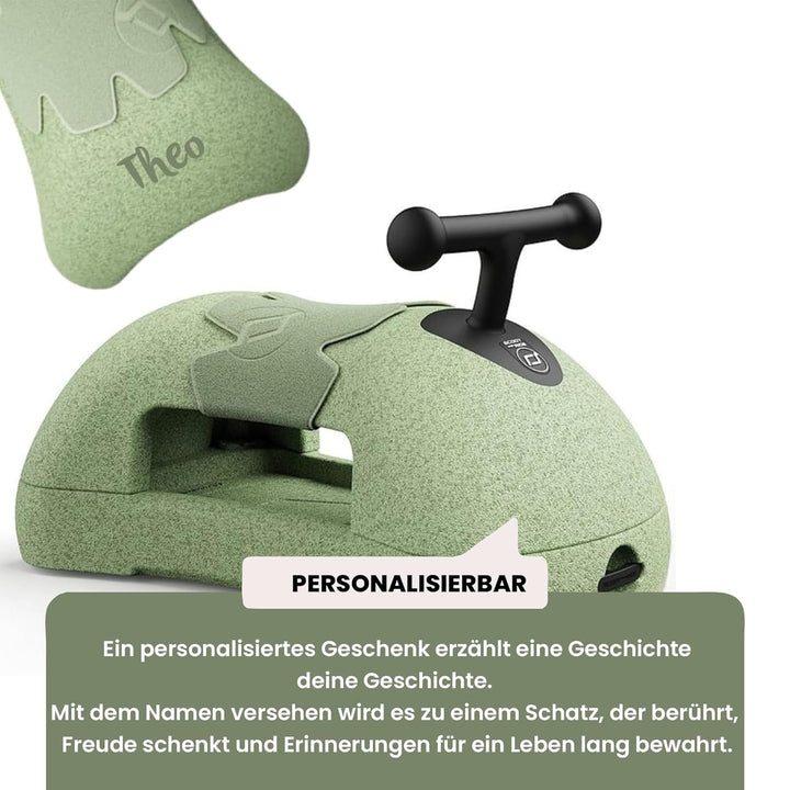 Scoot and Ride - Personalisierbar My First 3in1 Rutscher Baby Walker Ride On Caster Board Grün ab 6