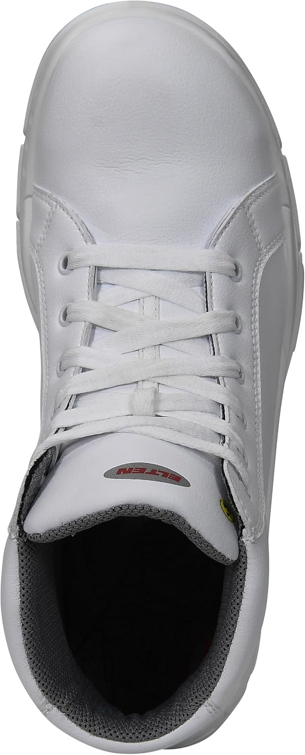 Elten Sicherheitsschnürstiefel "White Loop Mid" ESD S2, Grösse 43, 76016 43 EU, 43 EU