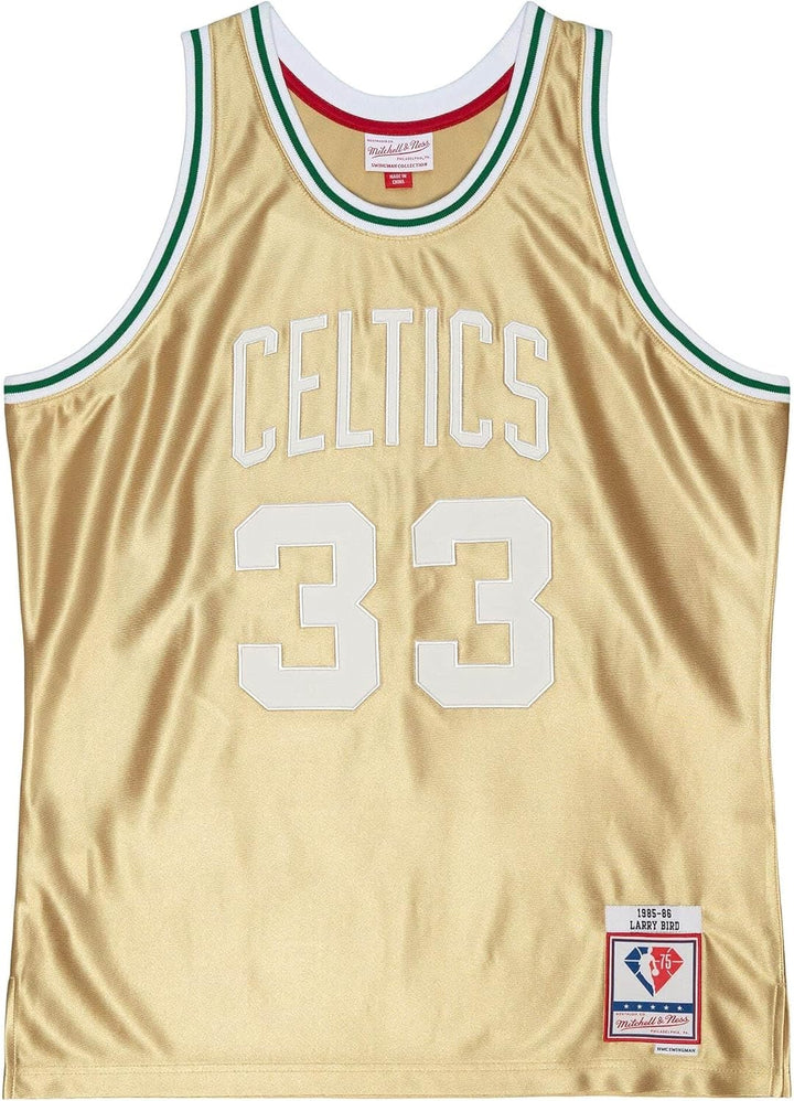 Mitchell & Ness NBA 75th Anniversary Swingman Jersey - Gold XXL Boston Celtics, XXL Boston Celtics