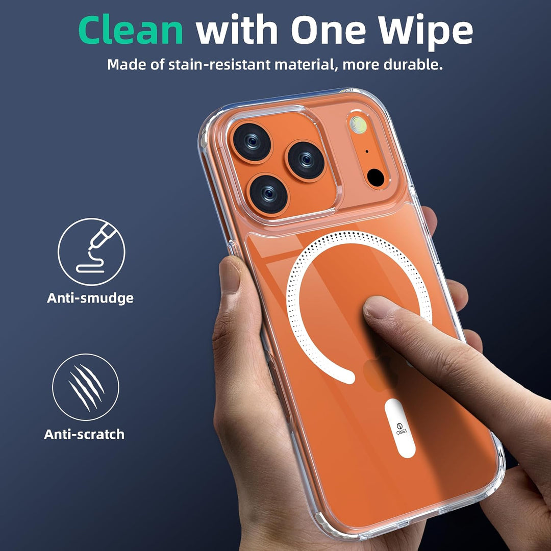ONES für iPhone 17 Pro Hülle, Kompatibel mit MagSafe, Militärnorm Schutz Magnetisches HandyHülle, Ve