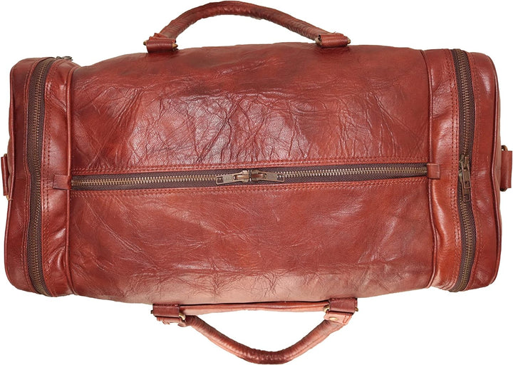 Jaald 50 cm Echt Leder Ledertasche Weekender Gepäck Reisetasche Reisegepäck Sporttasche Duffel Tasch