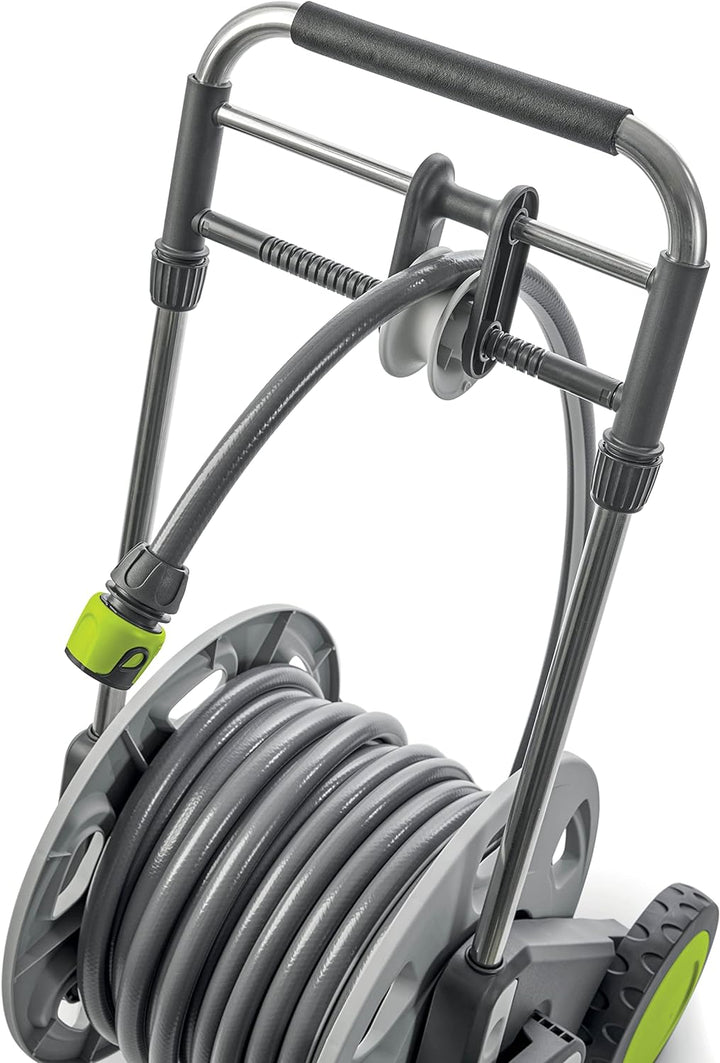 G.F. SRL, CONCEPT EASY GUIDE, Schlauchwagen aus Kunststoff und Metall, mit 30 m Schlauch mit 5/8"-Du