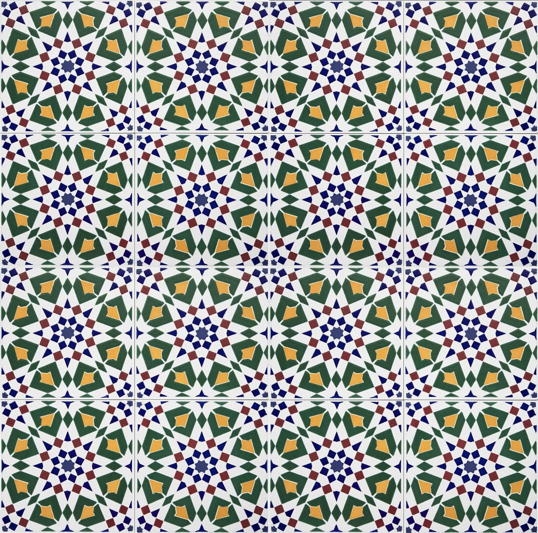 Cerames Orientalische Marokkanische Keramikfliesen Tanger - dekorative Mosaikfliesen für das Badezim