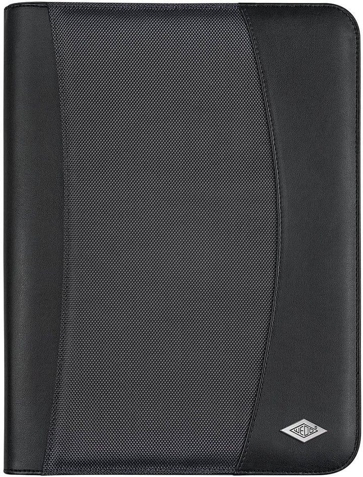 Wedo 5854301 Tagungsmappe Elegance (mit Reissverschluss, Kunstleder, strukturiertes Nylon, viele ver