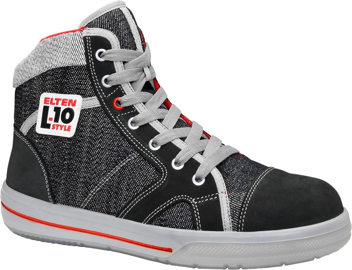 ELTEN Sicherheitsschuhe SENSATION Mid ESD S2, Damen und Herren, Leder/Textil, Stahlkappe, leicht, sp
