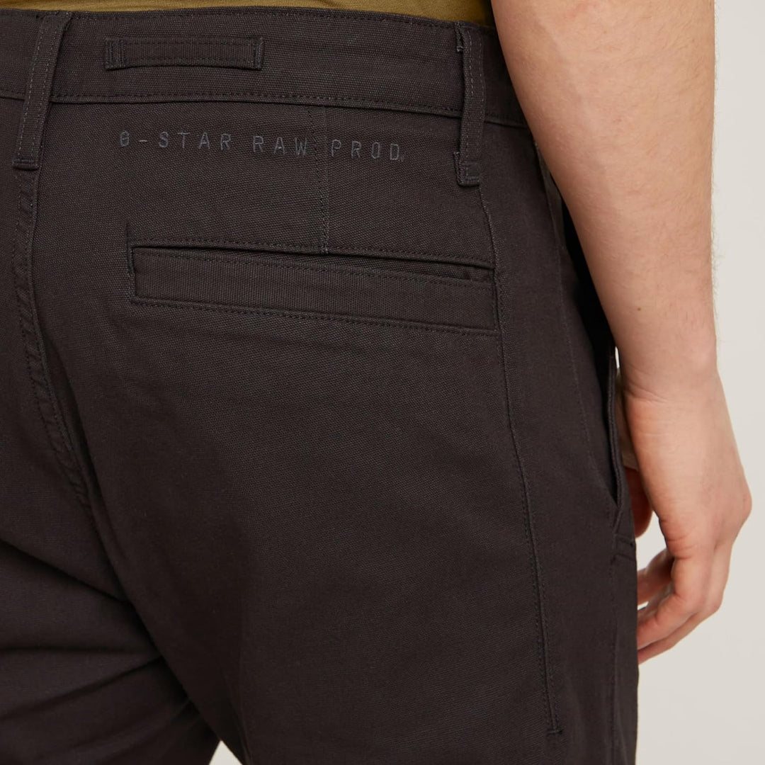 G-STAR RAW Herren Bronson 2.0 Slim Chino Pants 34W / 32L Schwarz (Dk Black D21038-d305-6484), 34W /
