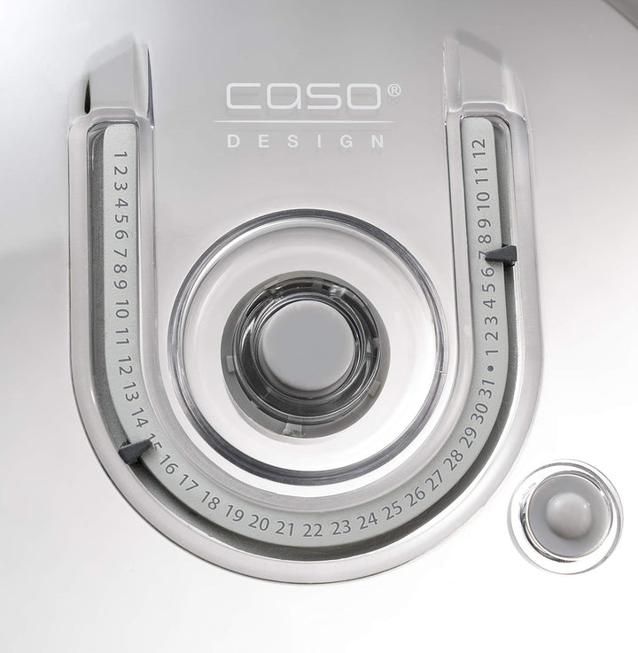 CASO VacuBoxx E-Set - 4 extrem stabile eckige Vakuumbehälter & VC10 Vakuumierer - Vakuumiergerät, Le