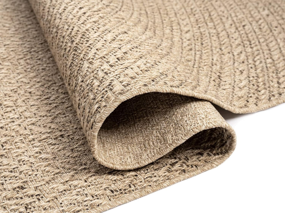 Mia´s Teppiche Soil - wetterfester In- und Outdoor Teppich im Natürlichem Jute-Look, wetterfest, gee