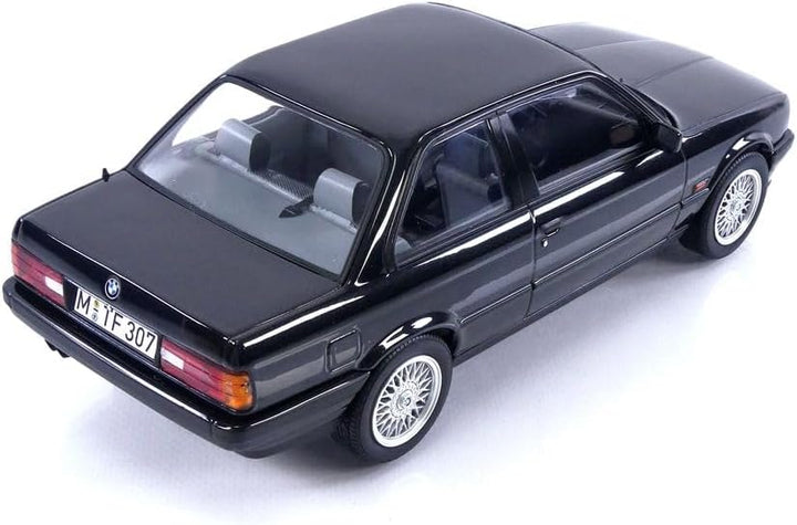 Norev 183203 BMW 325i 1988 Black metallic 1:18 Miniatur, Mehrfarbig, 1/18e