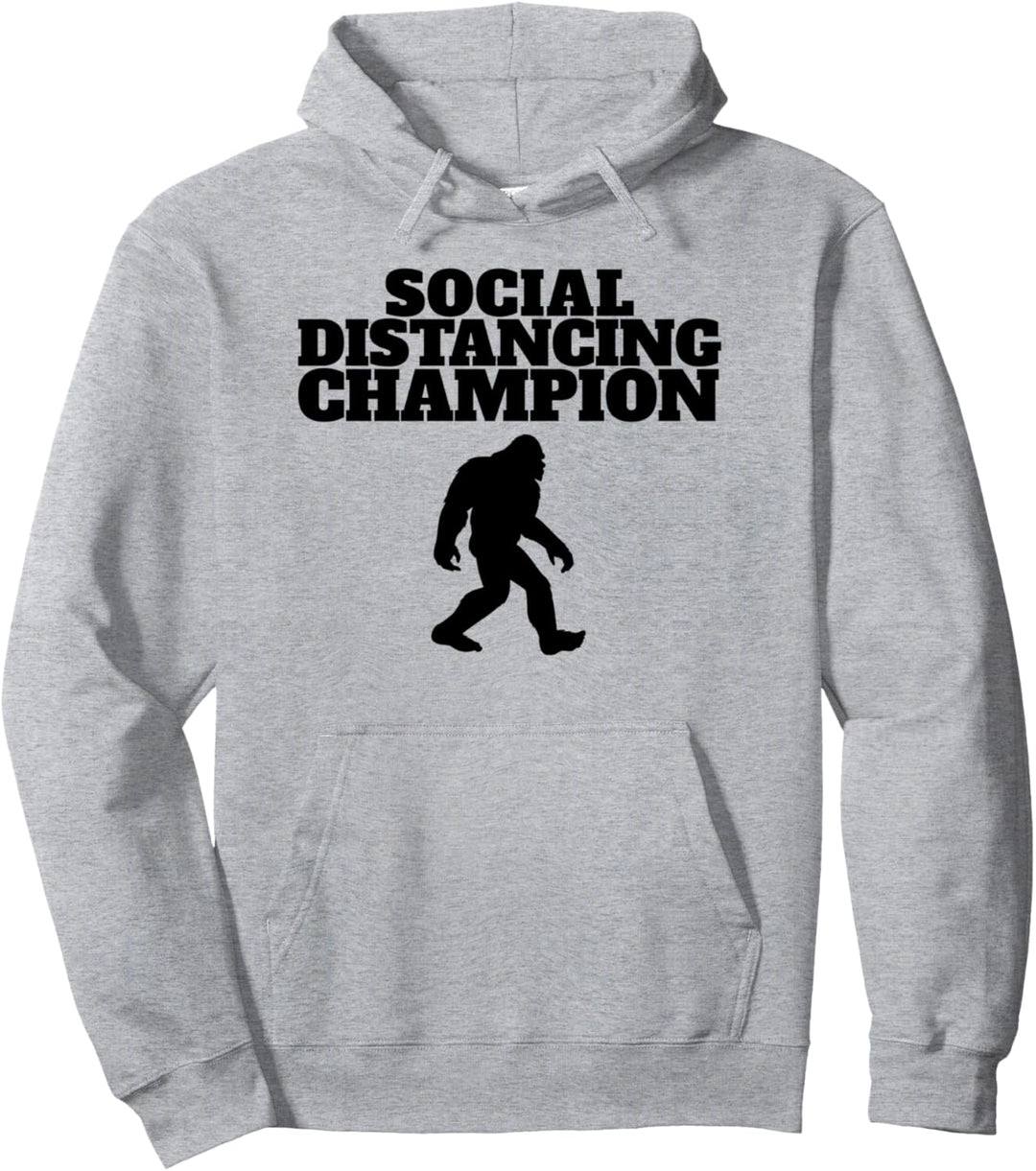 Bigfoot Social Distance Champion lustig Bigfoot Pullover Hoodie