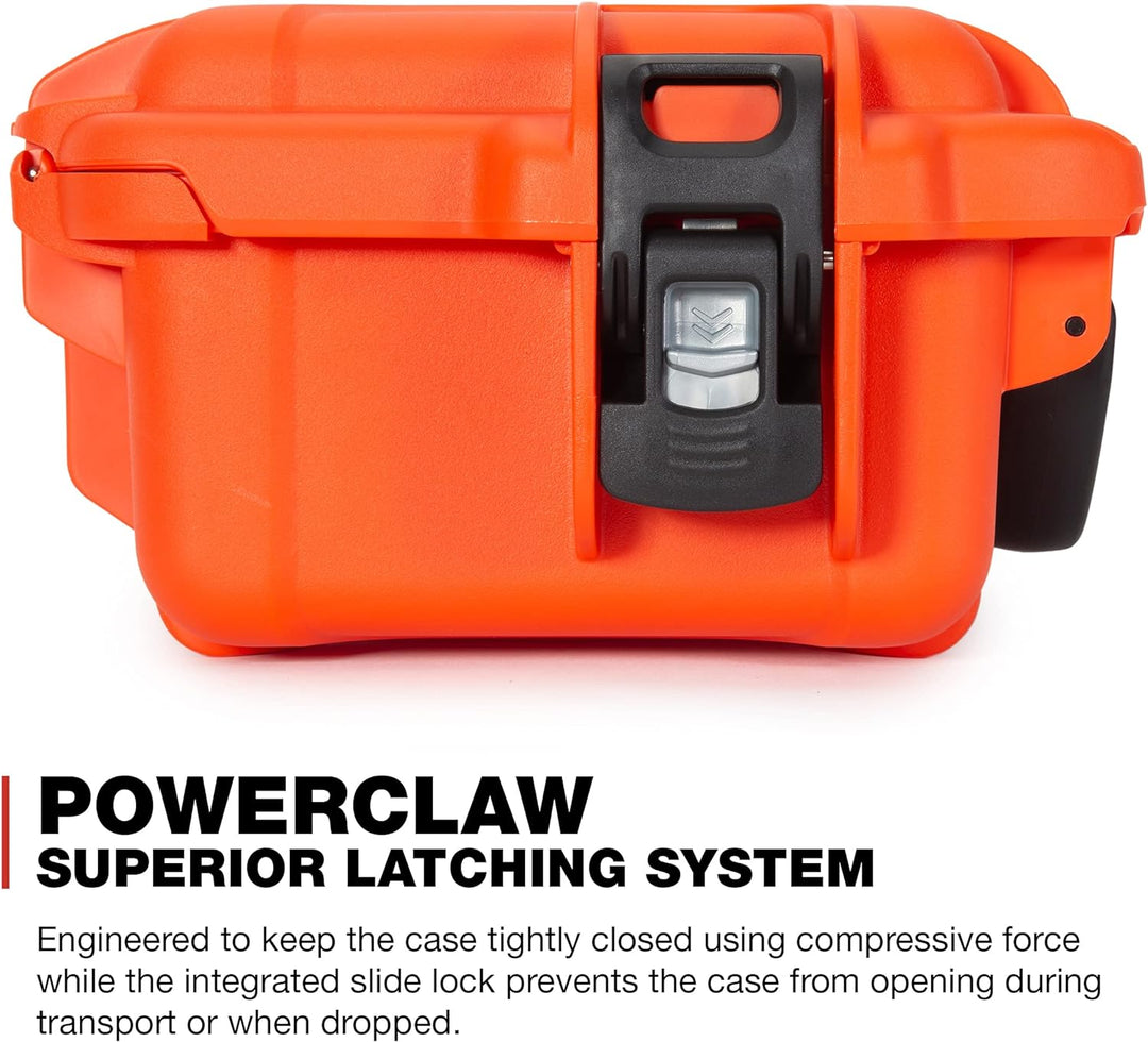 Nanuk 905 Wasserdichter Hartschalenkoffer Mit Gepolsterten Trennwänden - Orange Gepolsterte Trennwan