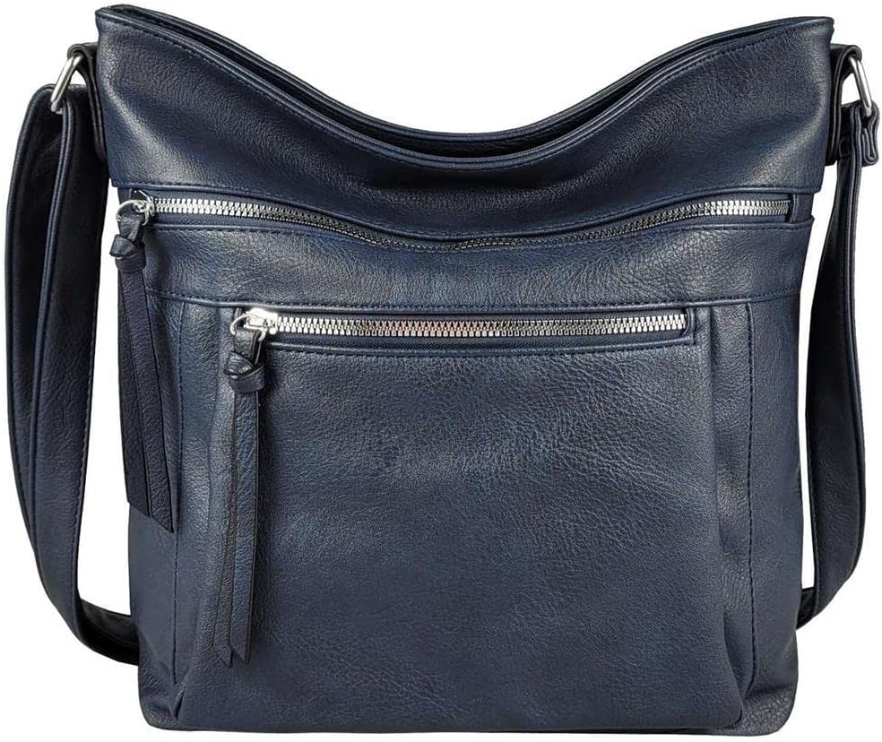 OBC Damen Tasche Schultertasche Shopper Umhängetasche Crossover Crossbody Henkeltasche Beuteltasche