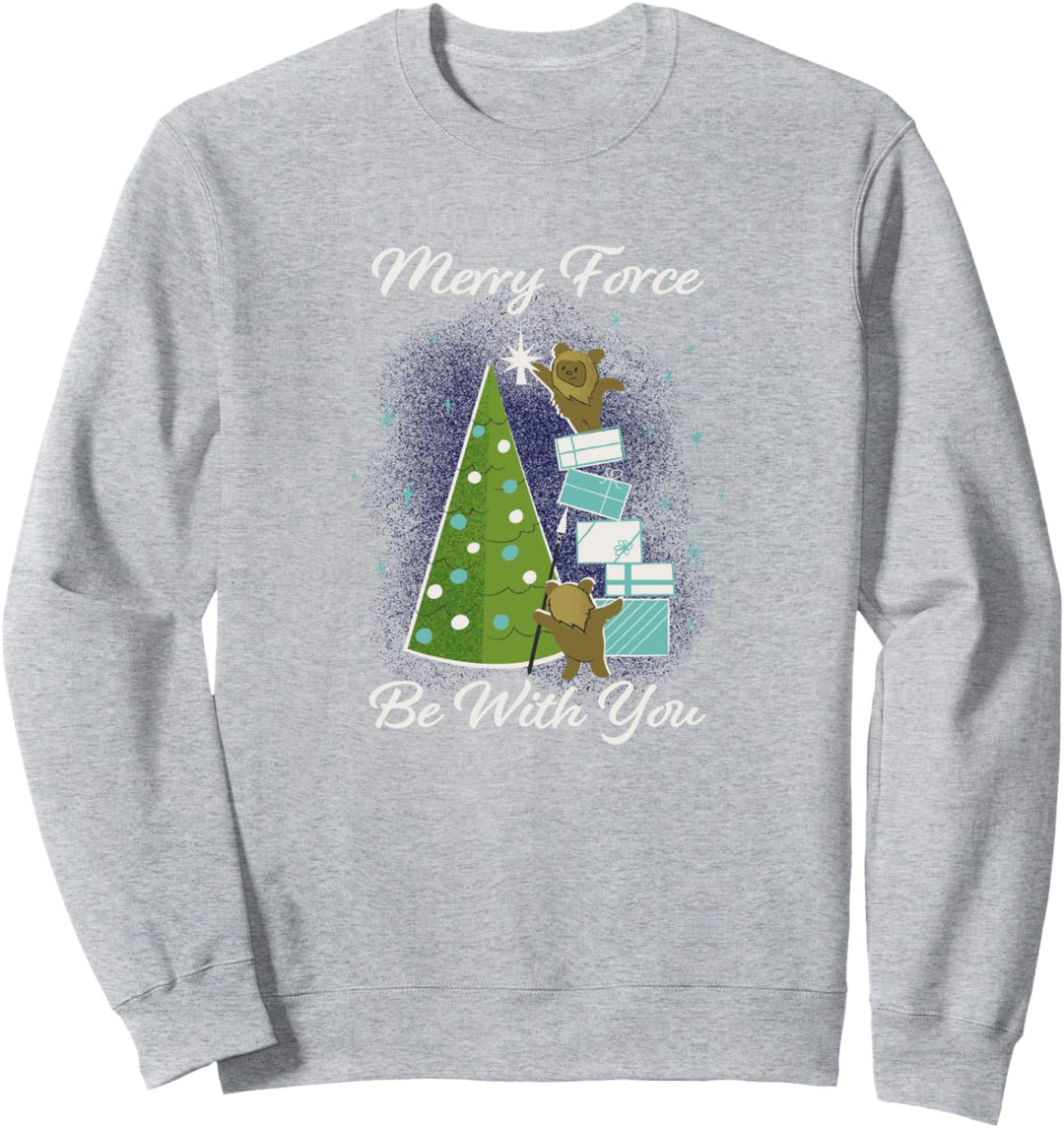 Star Wars Christmas Ewoks Merry Force Be With You Sweatshirt