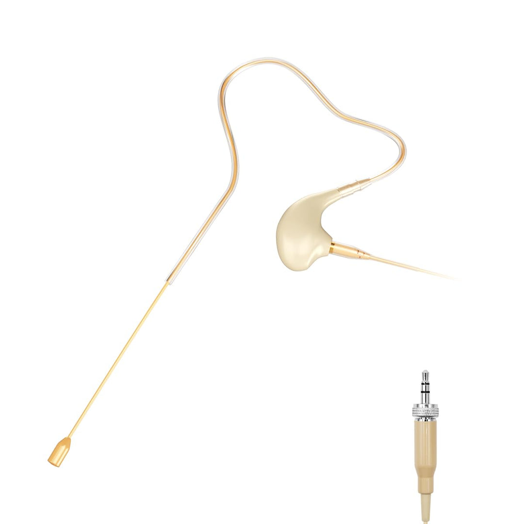 KIMAFUN Ohrset-Mikrofon Headset Einzel-Ohrhörer Ohrbügel, Über dem Ohr Hängendes Kondensatormikrofon