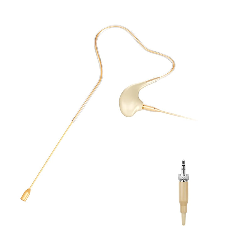 KIMAFUN Ohrset-Mikrofon Headset Einzel-Ohrhörer Ohrbügel, Über dem Ohr Hängendes Kondensatormikrofon