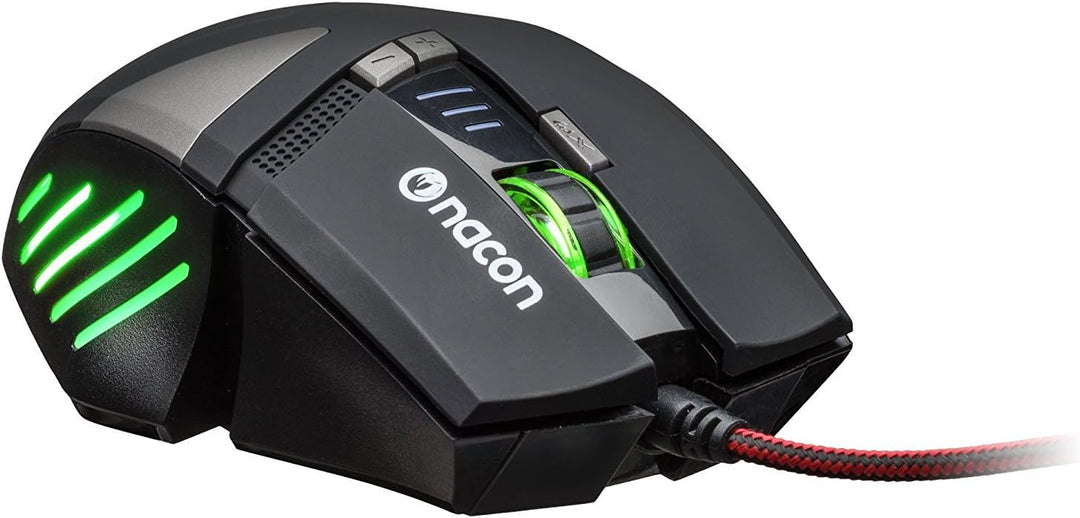 Nacon GM-300 Optical Gaming Maus (2500dpi, mehrfarbige Beleuchtung)