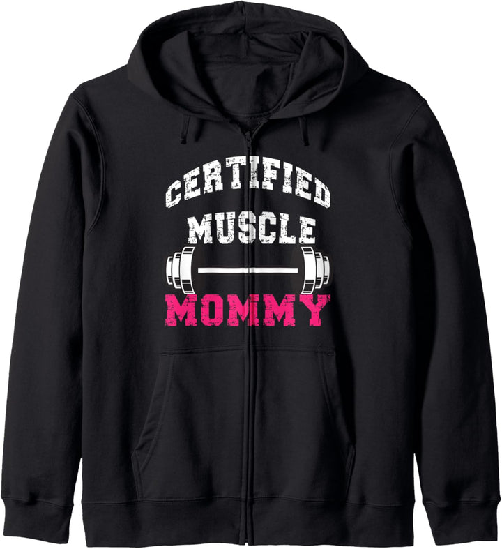 certified Muscle Mommy Pump Cover Kapuzenjacke
