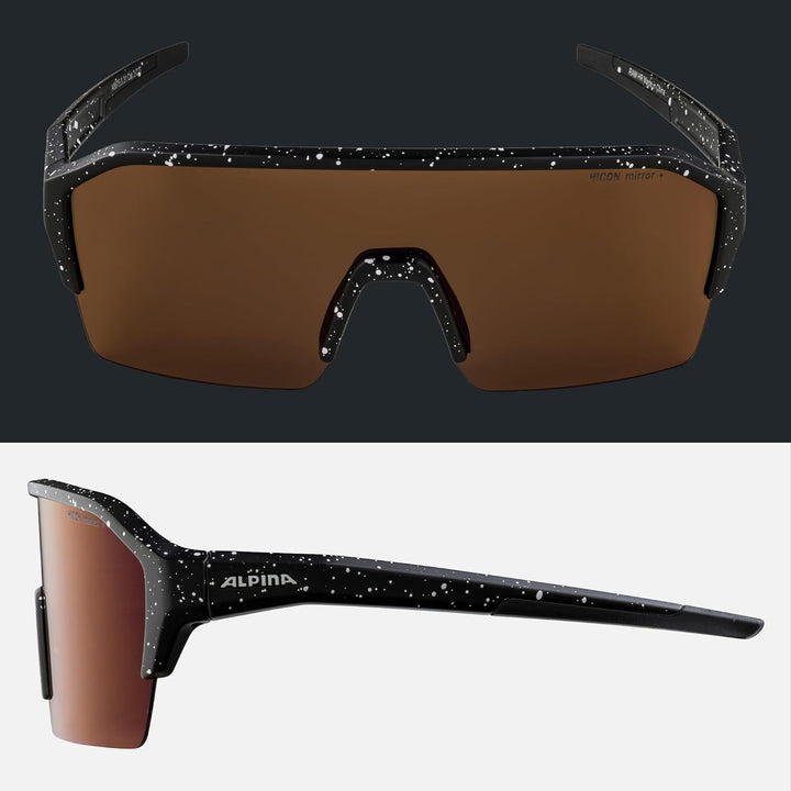 ALPINA RAM HR Q-LITE V - Verspiegelte, Kontrastverstärkende & Beschlagfreie Sport- & Fahrradbrille M