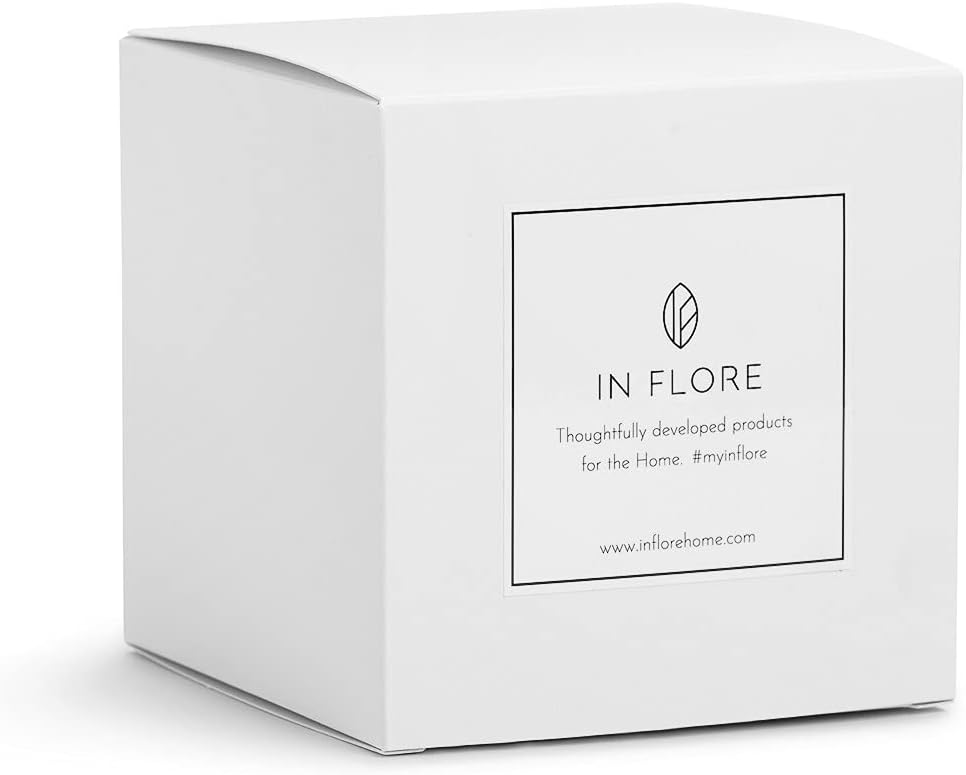 In Flore Dandelion Briefbeschwerer aus Harzglas, mit echtem Löwenzahn, 8 cm, weiss