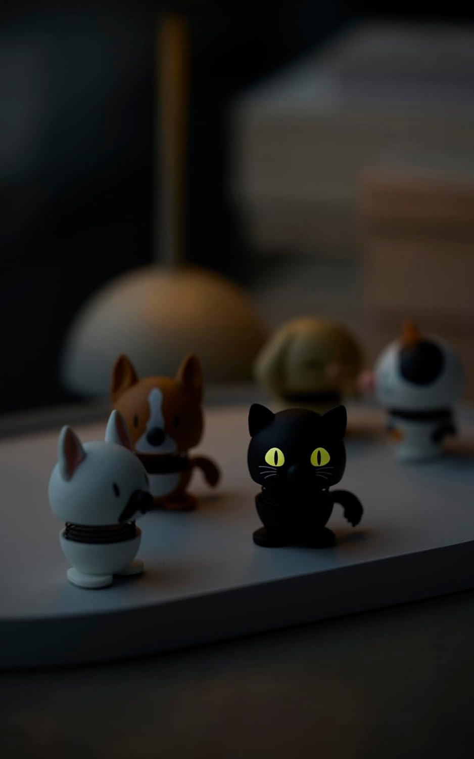 Hoptimist Cat 4,3 x 4,2 x 5,3 cm XS Black X-Small Schwarz, X-Small Schwarz