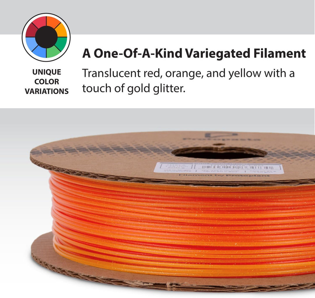 Citrus Sunrise Orange Multicolor HT PLA, 1,75 mm, 500 g Spule, Citrus Sunrise Orange