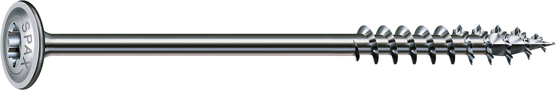 SPAX Holzbauschraube, 6,0 x 140 mm, 100 Stück, T-STAR plus, Tellerkopf, Teilgewinde, 4CUT, WIROX P3J