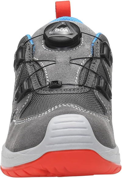 ELTEN Kinderschuhe Outdoor Maddox Kids BOA Black-red Low für Mädchen und Jungen 32 EU Grau Rot, 32 E