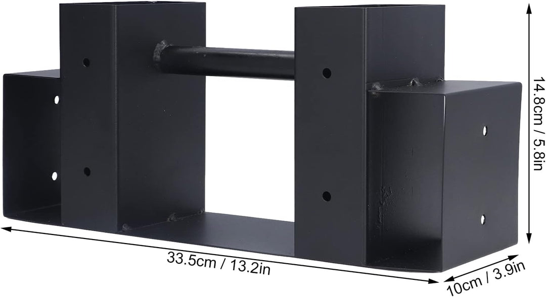 Hapivida Aussenbereich Kaminholz Stapelhilfe,Längen Verstellbarer Holzstapelhalter mit Schrauben für