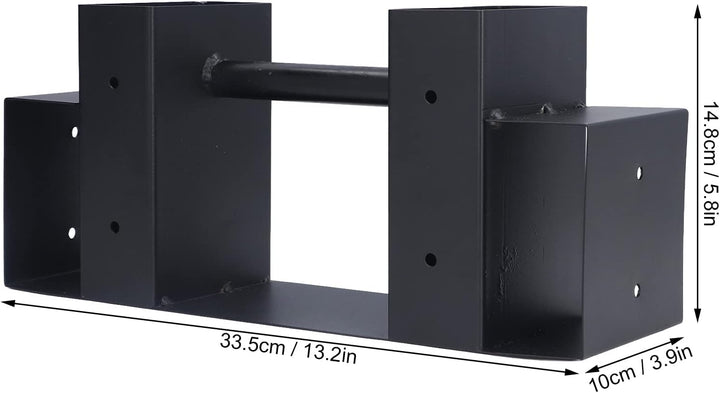 Hapivida Aussenbereich Kaminholz Stapelhilfe,Längen Verstellbarer Holzstapelhalter mit Schrauben für